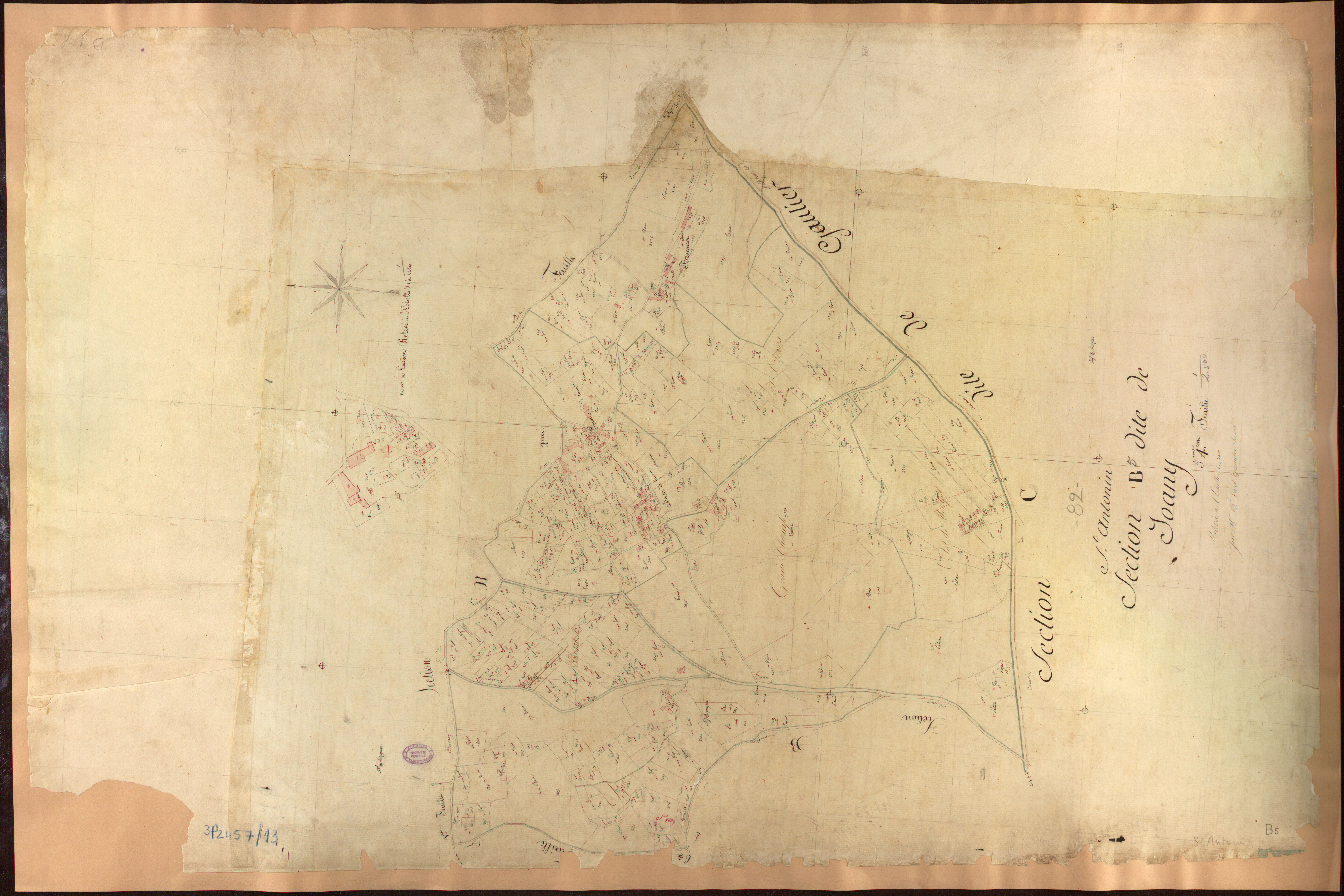 Saint-Antonin-Noble-Val - Section B - Joany, 5e feuille