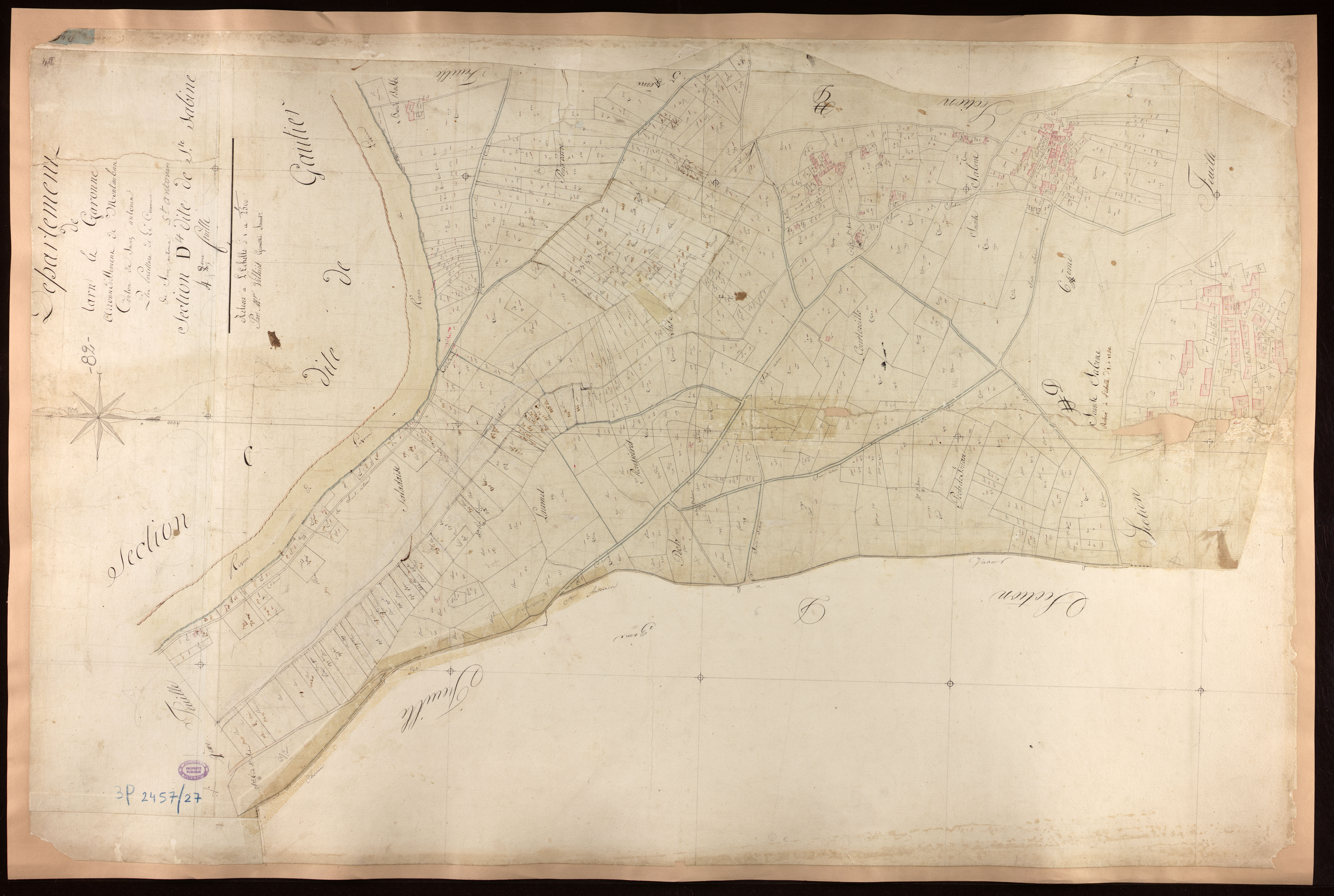 Saint-Antonin-Noble-Val - Section D - Sainte-Sabine, 4e feuille