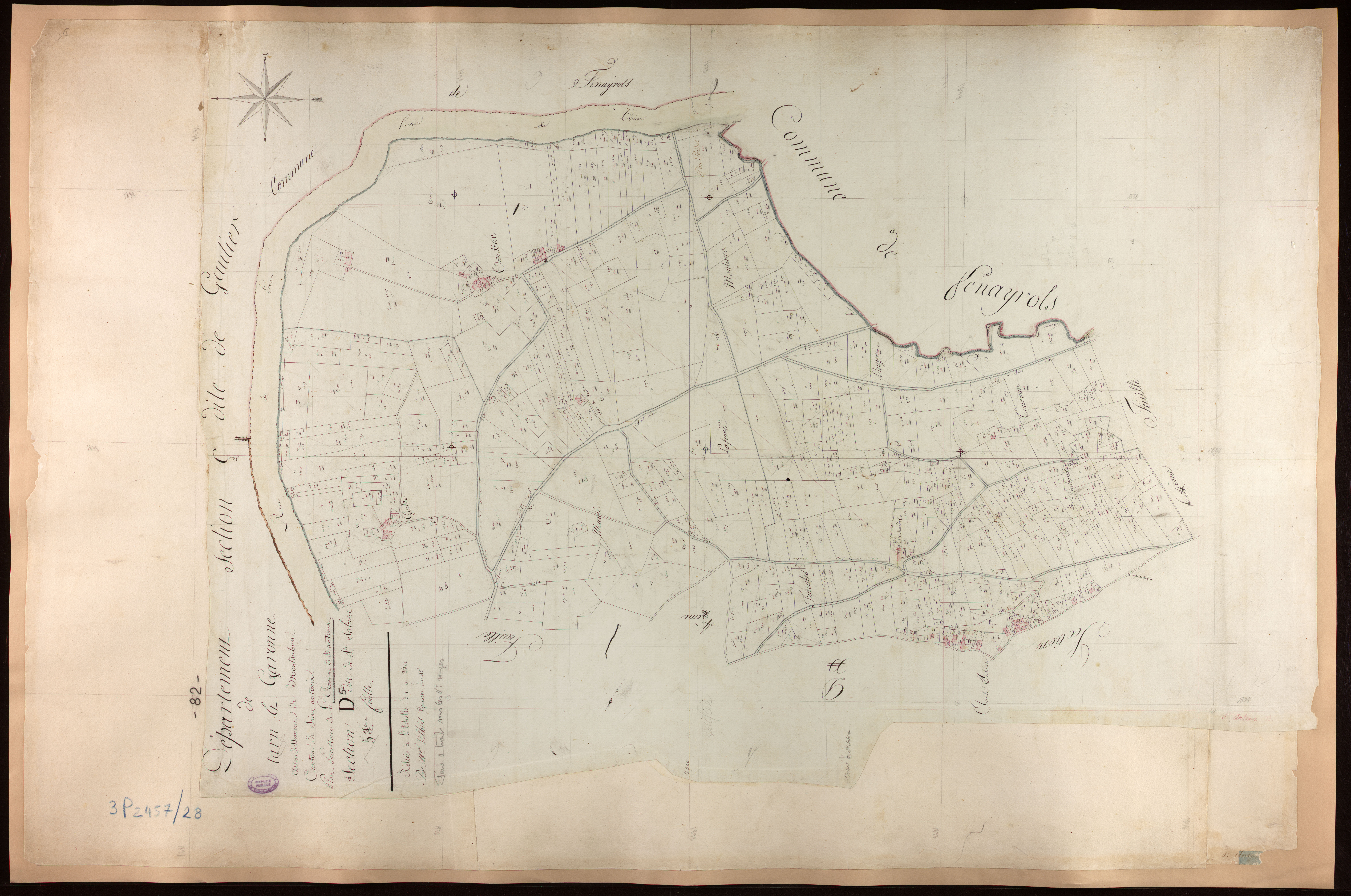 Saint-Antonin-Noble-Val - Section D - Sainte-Sabine, 5e feuille