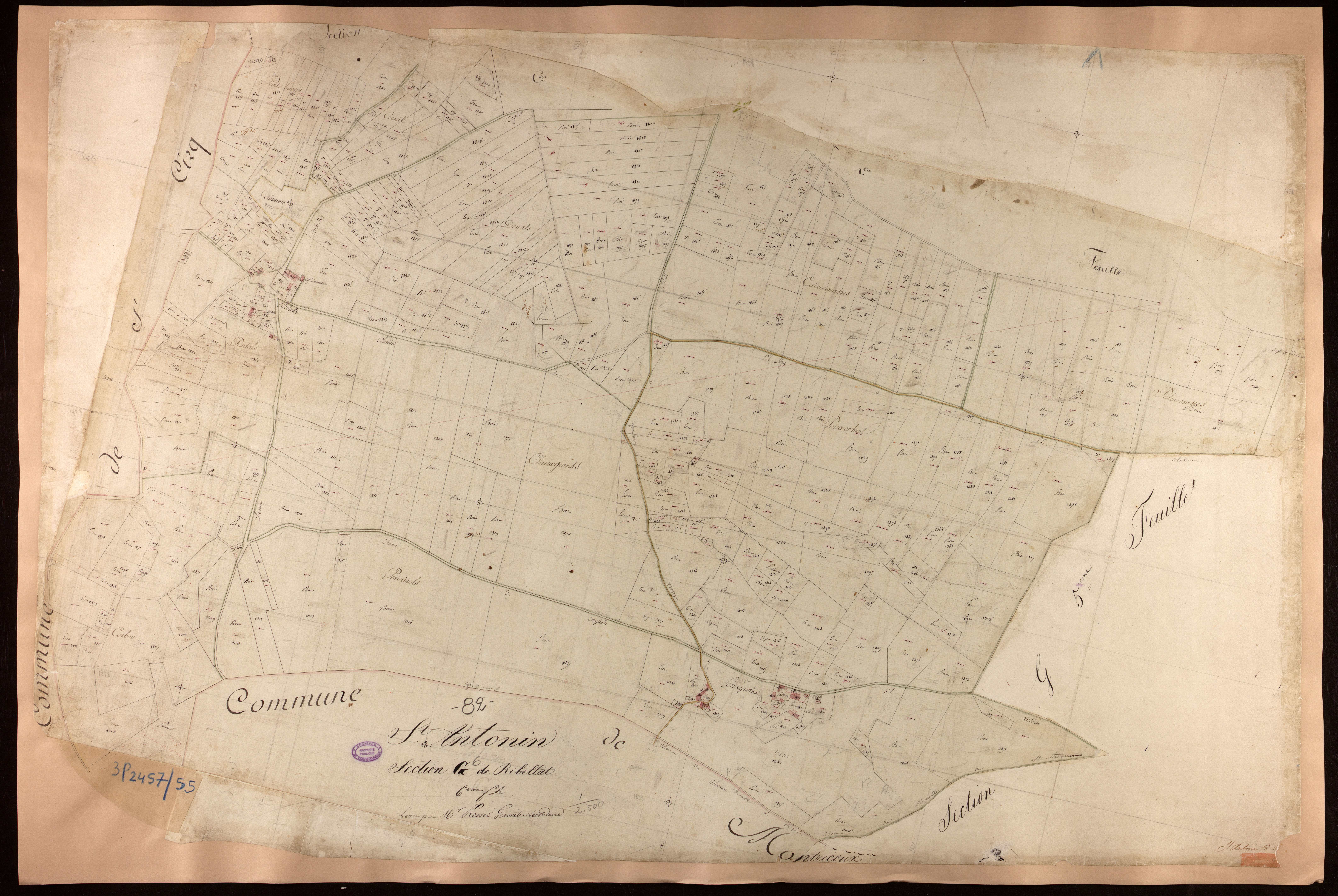 Saint-Antonin-Noble-Val - Section G - Rebellat, 6e feuille