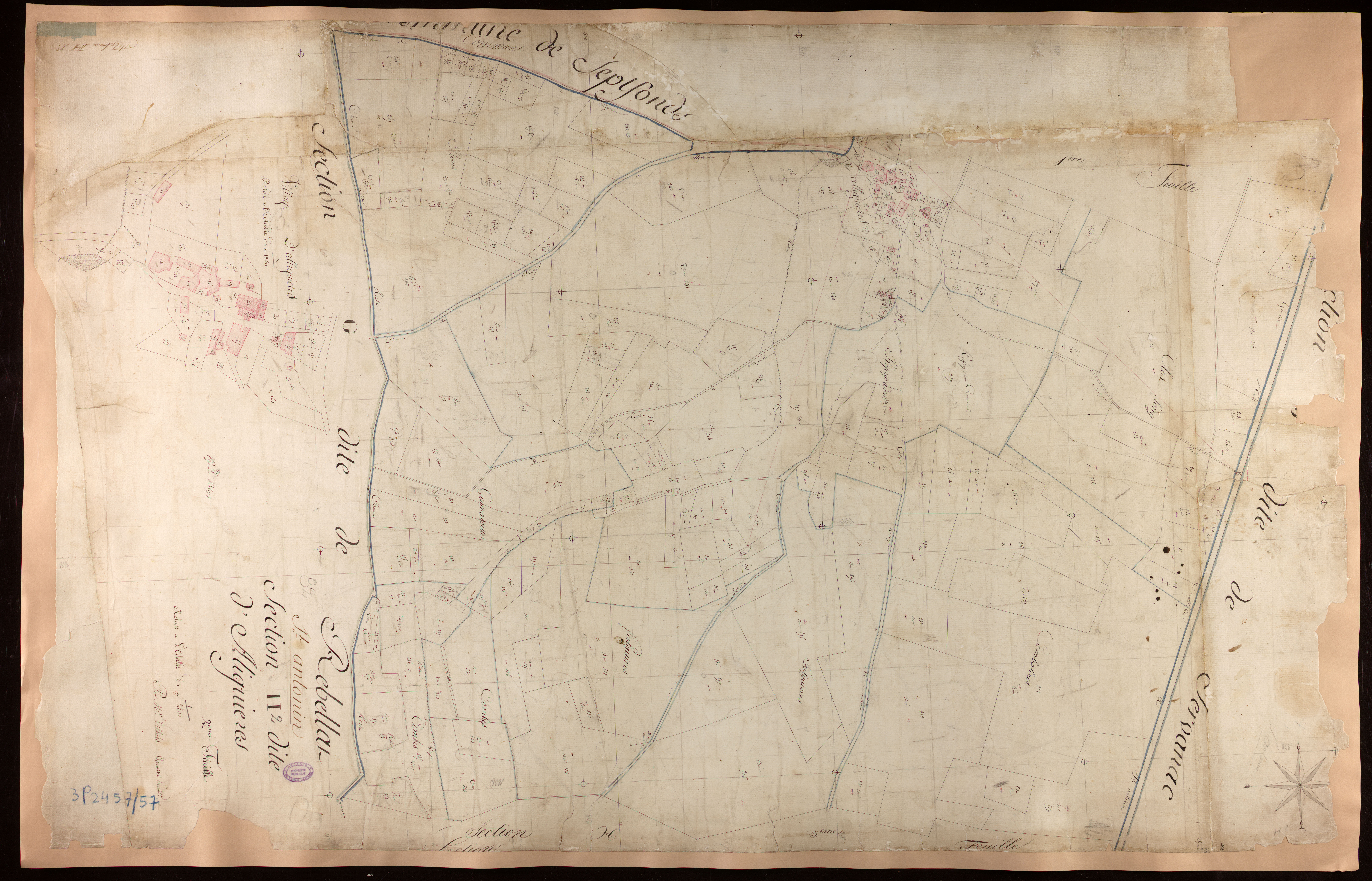 Saint-Antonin-Noble-Val - Section H - Aliguières, 2e feuille
