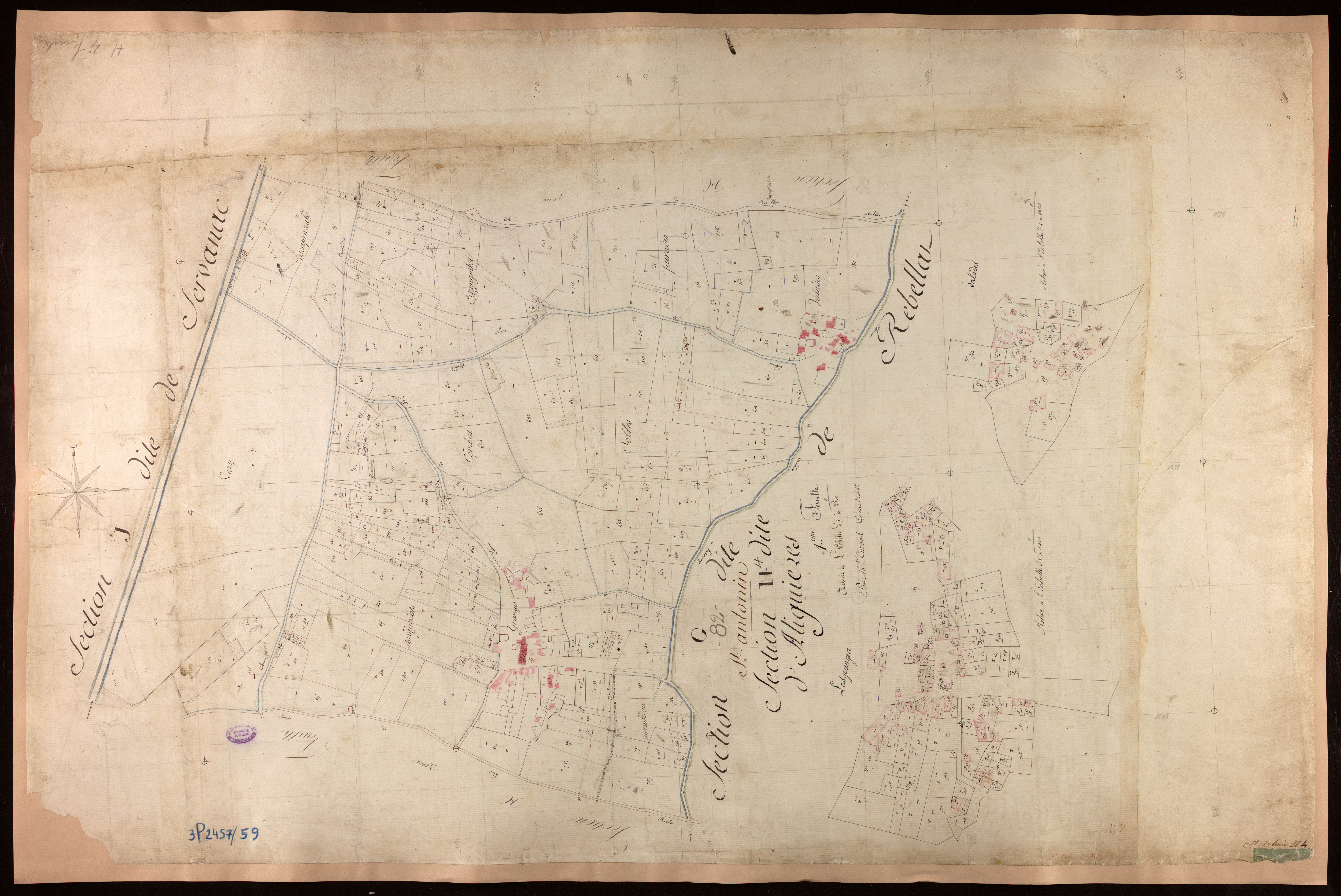 Saint-Antonin-Noble-Val - Section H - Aliguières, 4e feuille