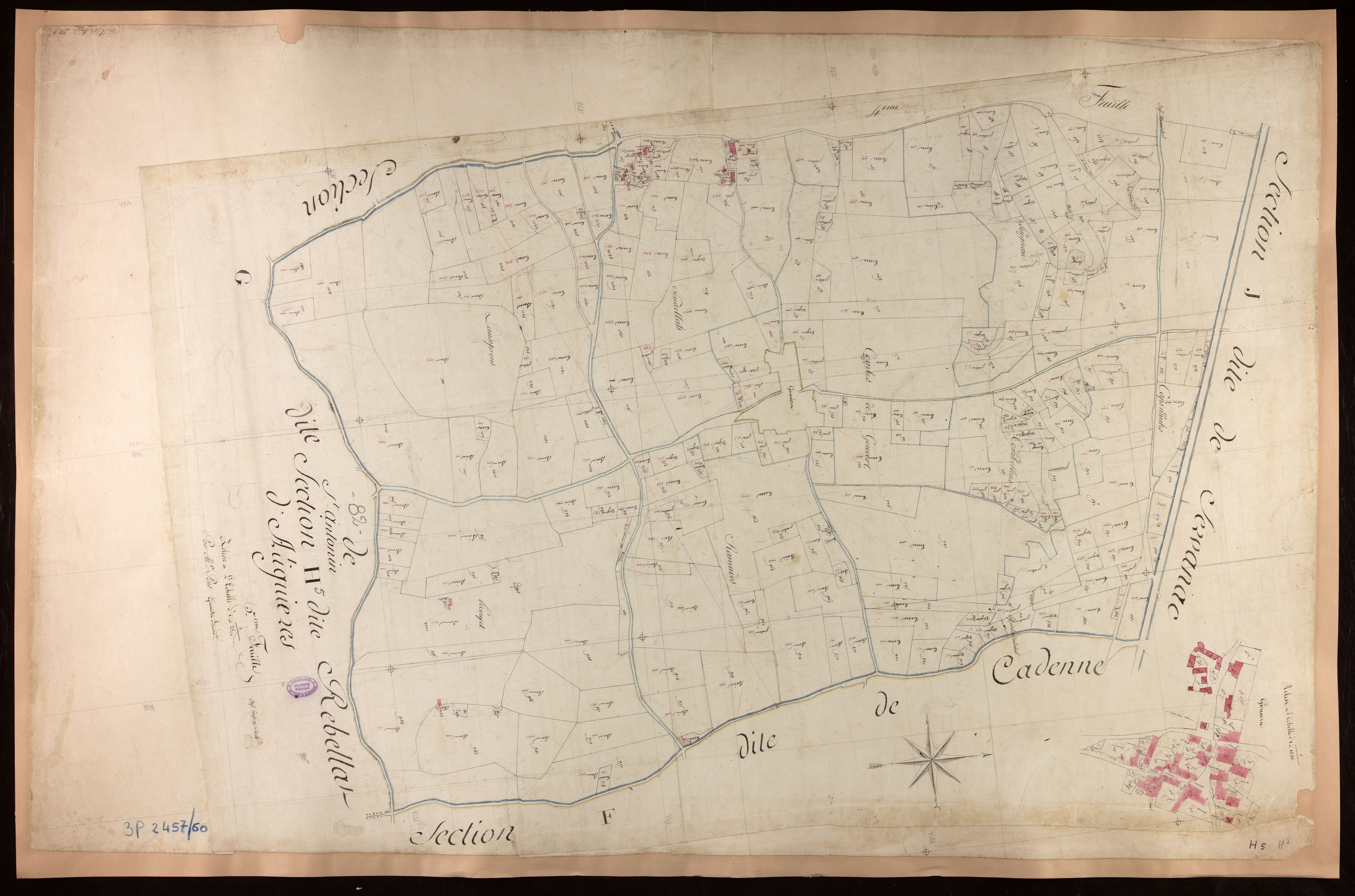 Saint-Antonin-Noble-Val - Section H - Aliguières, 5e feuille
