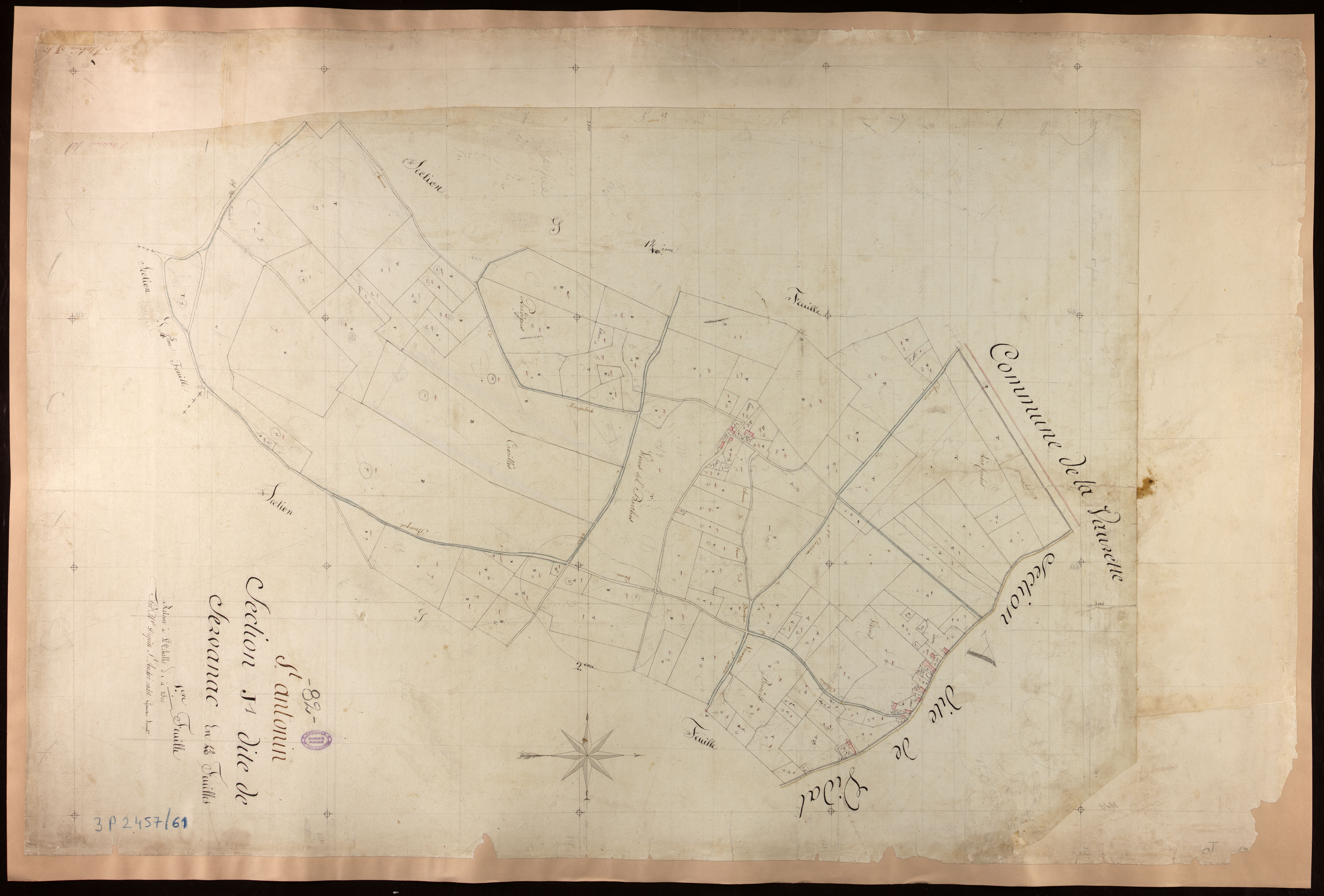 Saint-Antonin-Noble-Val - Section I - Servanac, 1ère feuille