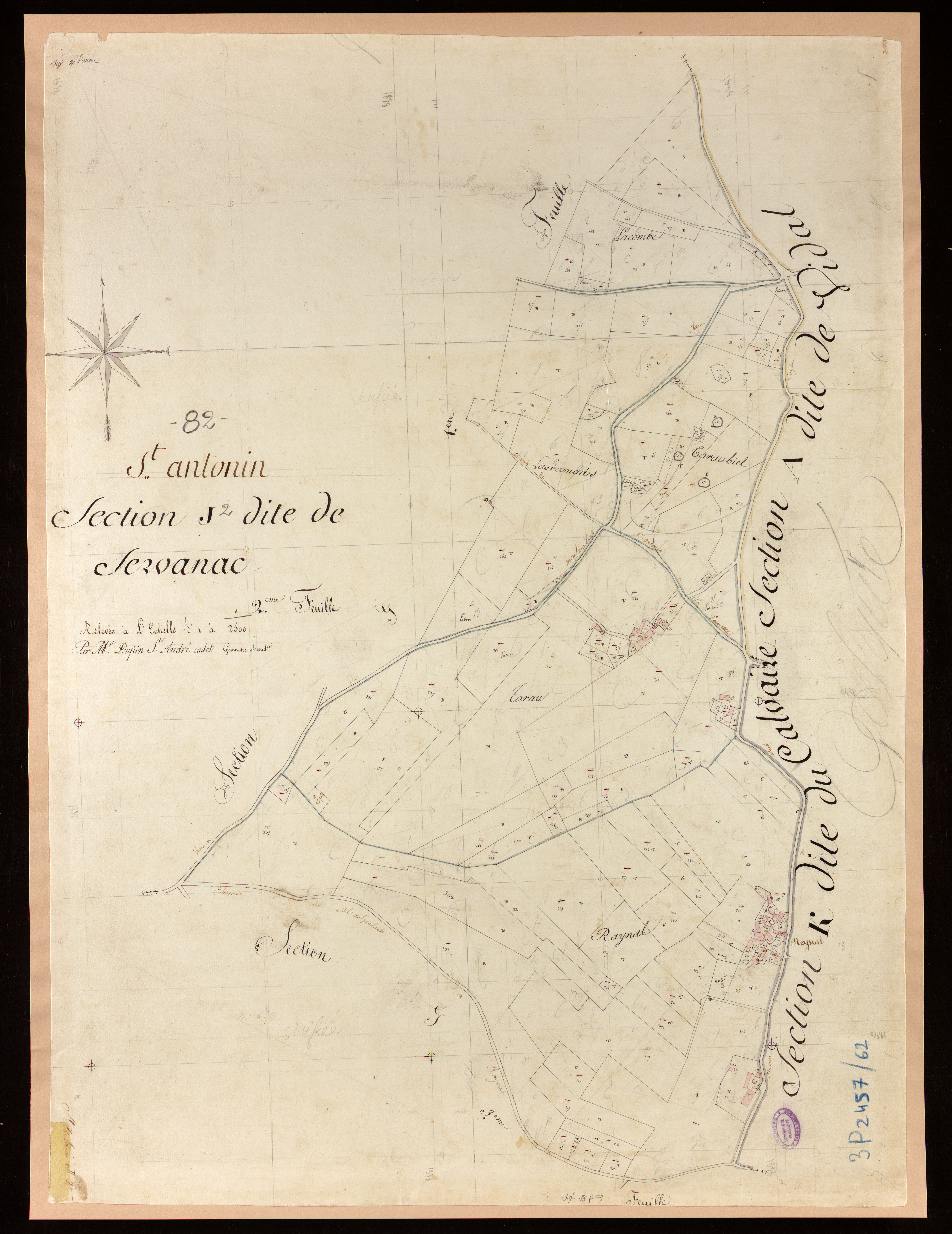 Saint-Antonin-Noble-Val - Section I - Servanac, 2e feuille