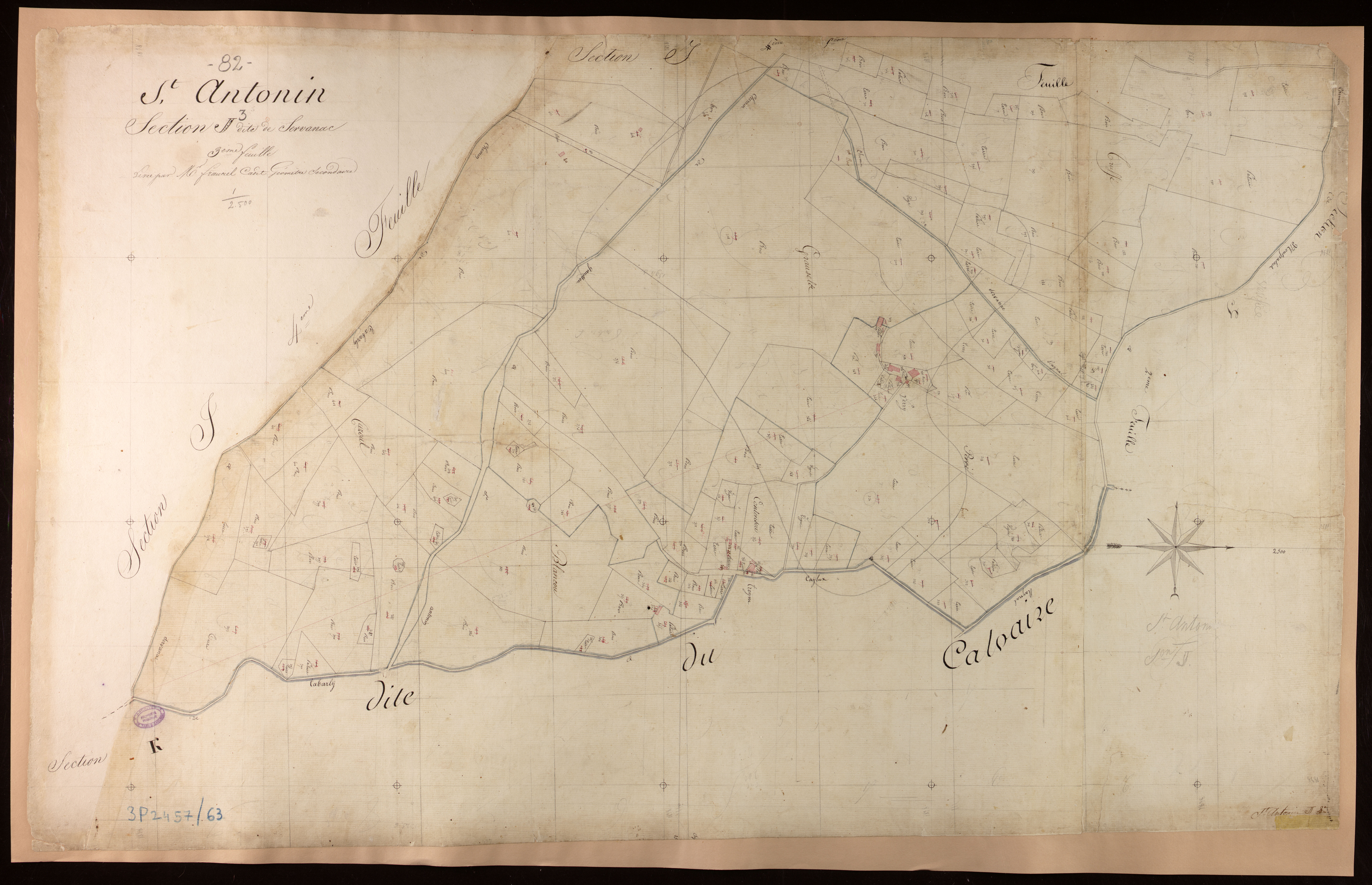 Saint-Antonin-Noble-Val - Section I - Servanac, 3e feuille