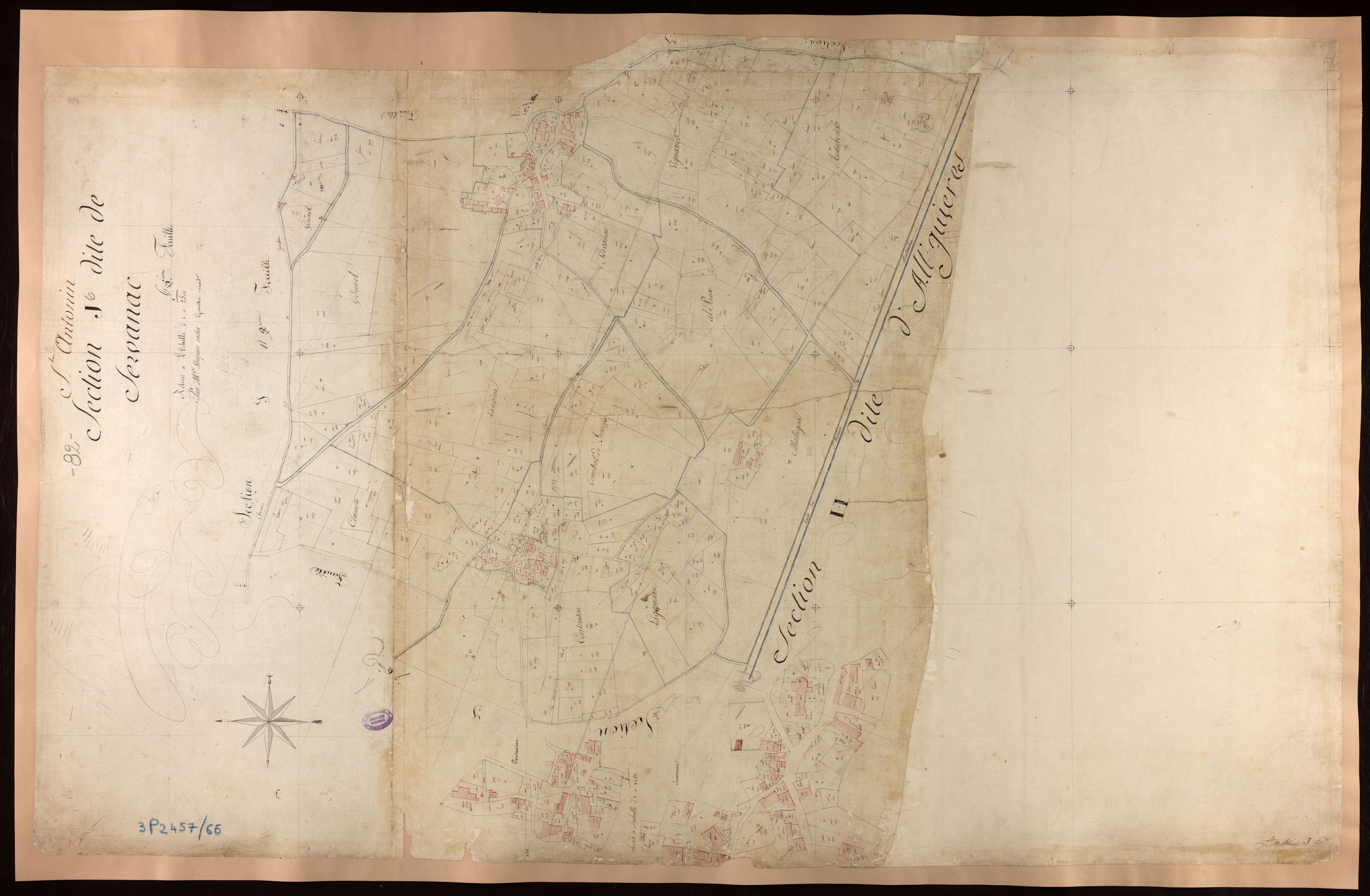 Saint-Antonin-Noble-Val - Section I - Servanac, 6e feuille