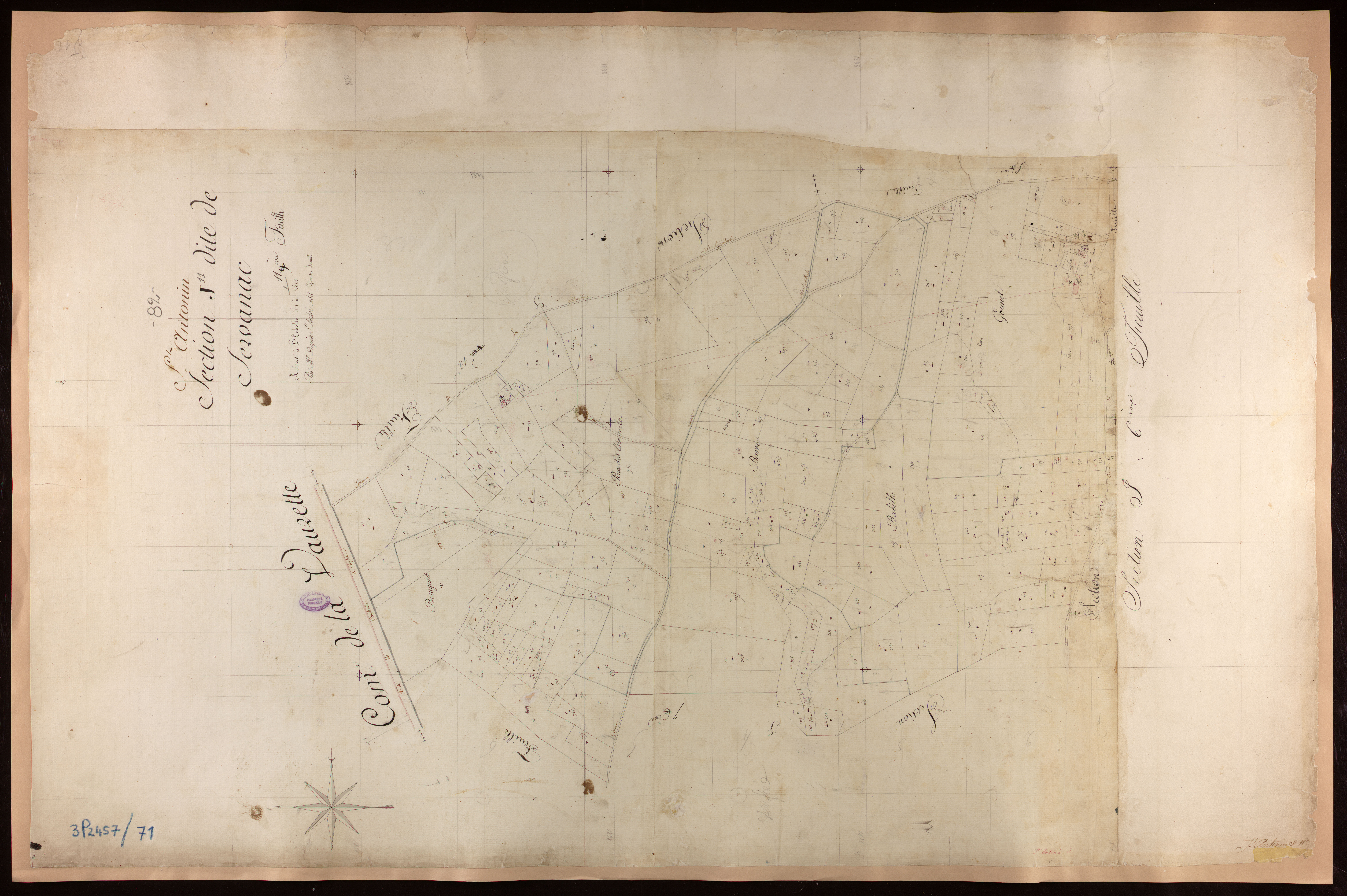 Saint-Antonin-Noble-Val - Section I - Servanac, 11e feuille
