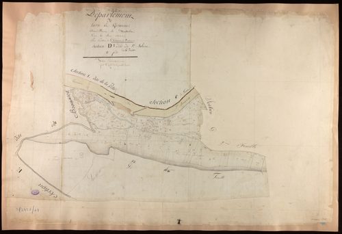 Saint-Antonin-Noble-Val - Section D - Sainte-Sabine, 1ère feuille