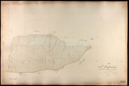 Saint-Antonin-Noble-Val - Section D - Sainte-Sabine, 3e feuille