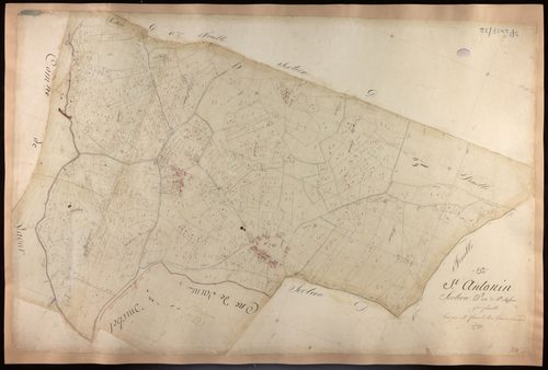 Saint-Antonin-Noble-Val - Section D - Sainte-Sabine, 9e feuille