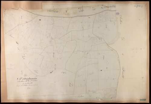 Saint-Antonin-Noble-Val - Section D - Sainte-Sabine, 13e feuille