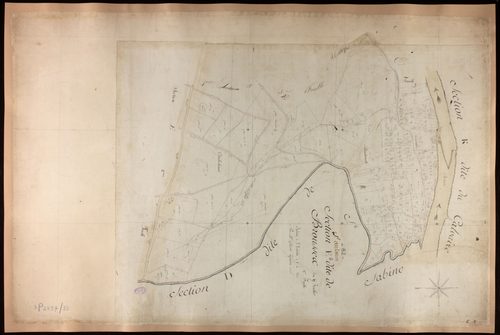 Saint-Antonin-Noble-Val - Section E - Brousses, 1ère feuille