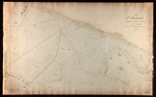 Saint-Antonin-Noble-Val - Section F - Cadenne, 3e feuille