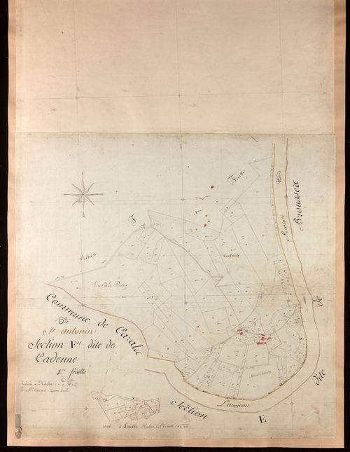 Saint-Antonin-Noble-Val - Section F - Cadenne, 4e feuille