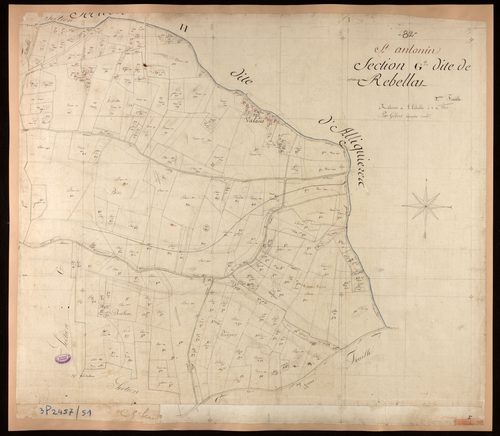 Saint-Antonin-Noble-Val - Section G - Rebellat, 2e feuille