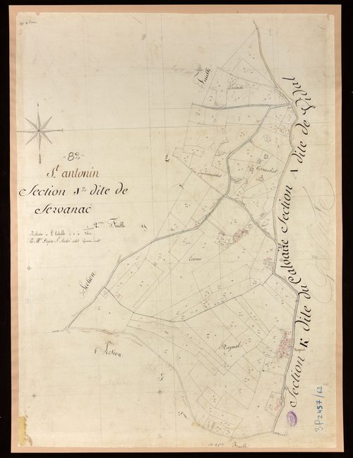 Saint-Antonin-Noble-Val - Section I - Servanac, 2e feuille