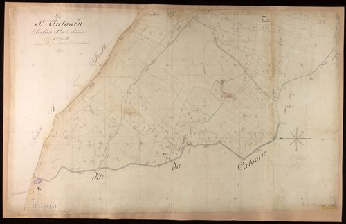 Saint-Antonin-Noble-Val - Section I - Servanac, 3e feuille