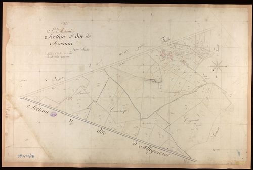 Saint-Antonin-Noble-Val - Section I - Servanac, 8e feuille