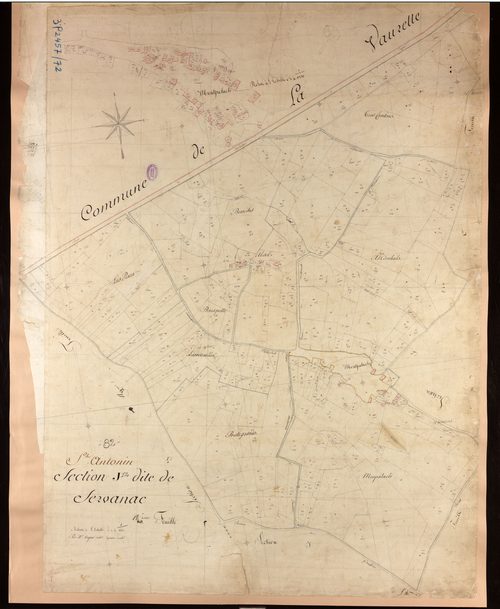 Saint-Antonin-Noble-Val - Section I - Servanac, 12e feuille