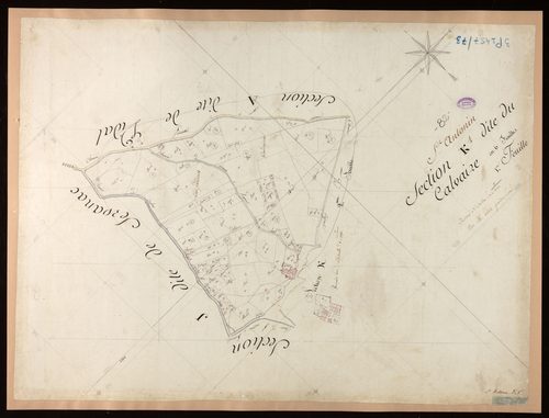 Saint-Antonin-Noble-Val - Section K - Le Calvaire, 1ère feuille