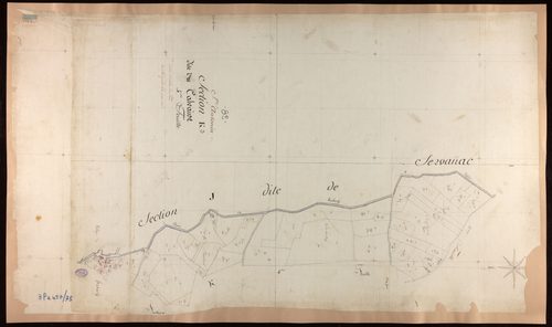 Saint-Antonin-Noble-Val - Section K - Le Calvaire, 3e feuille