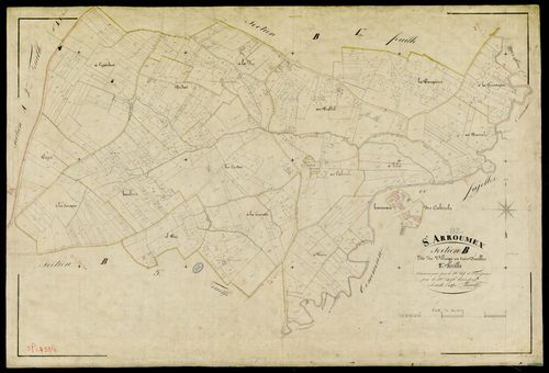 Saint-Arroumex - Section B - Le Village, 2e feuille