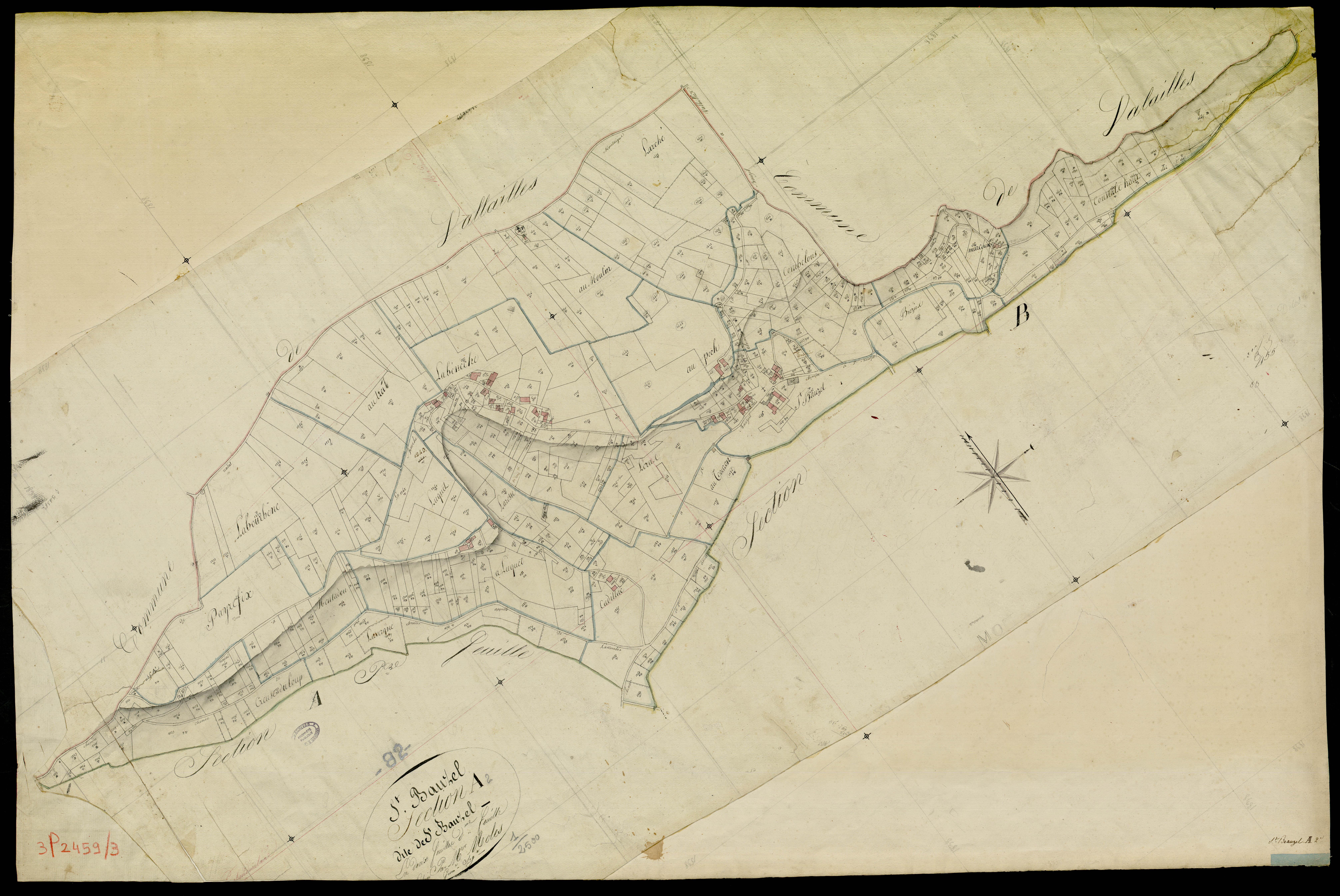 Saint-Beauzeil - Section A - Saint-Bauzel, 2e feuille