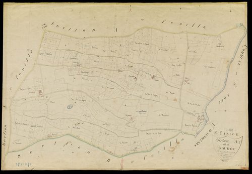 Saint-Cirice - Section A - Naudou, 3e feuille