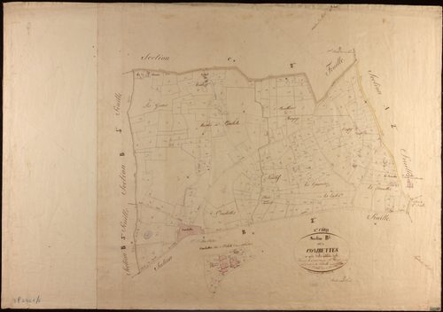 Saint-Cirq - Section B - Combettes, 1ère feuille