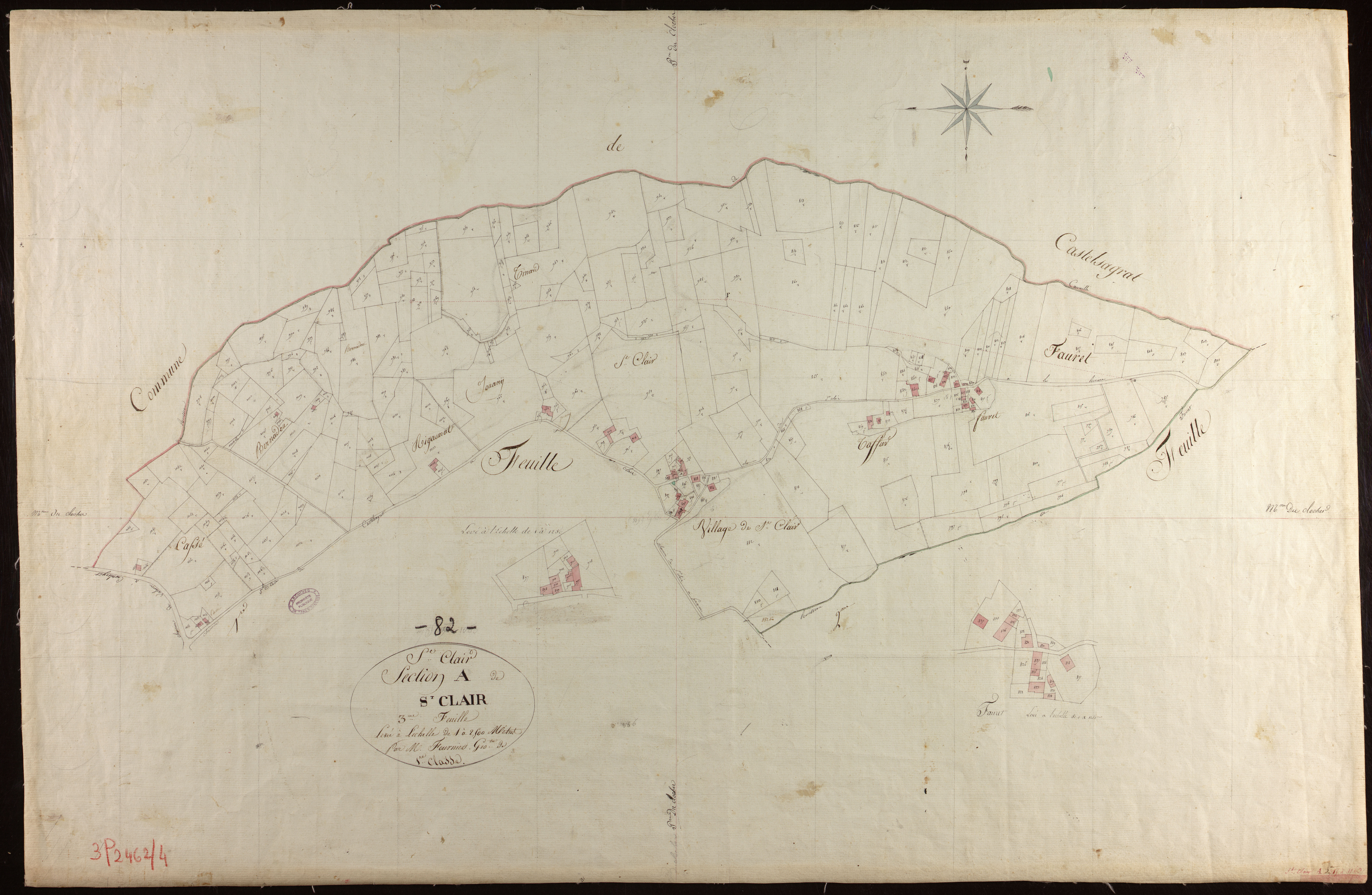 Saint-Clair - Section A - Saint-Clair, 3e feuille