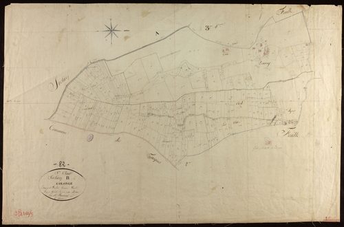 Saint-Clair - Section B - Colonge, 1ère feuille