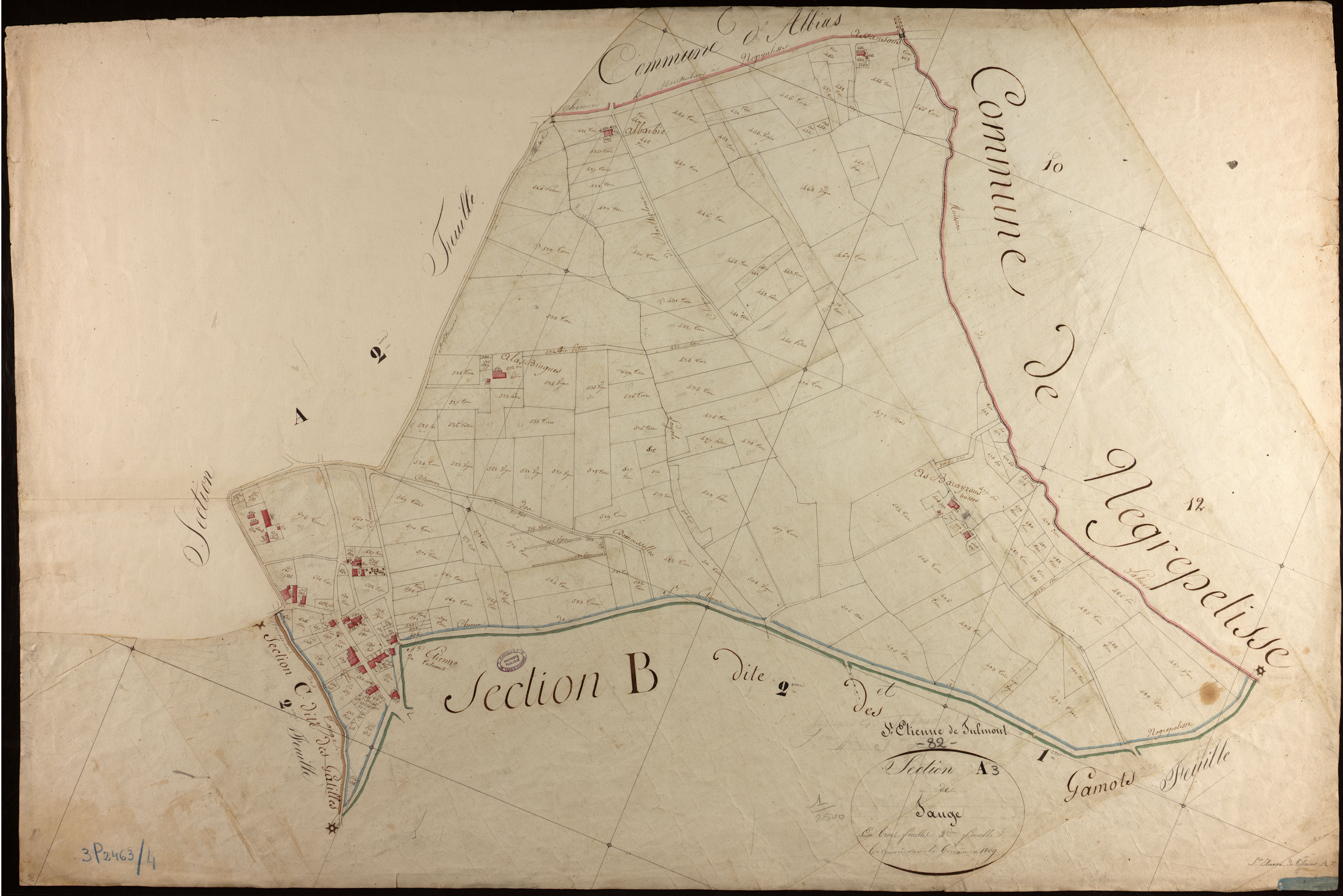 Saint-Étienne-de-Tulmont - Section A - Tauge, 3e feuille