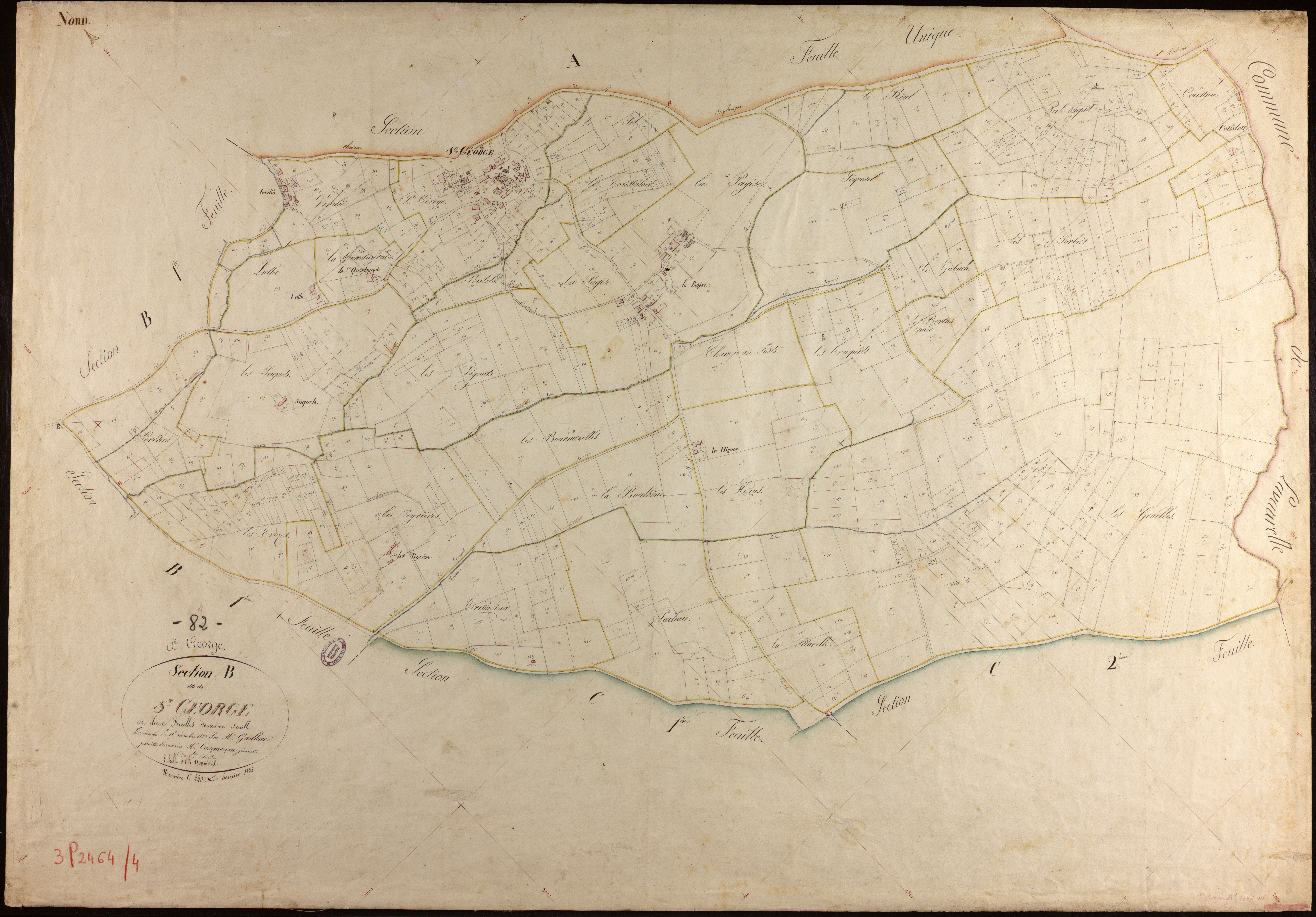Saint-Georges - Section B - Saint-George, 2e feuille