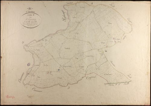 Saint-Georges - Section B - Saint-George, 1ère feuille