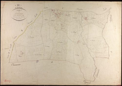 Saint-Georges - Section C - Saint-Martin, 1ère feuille