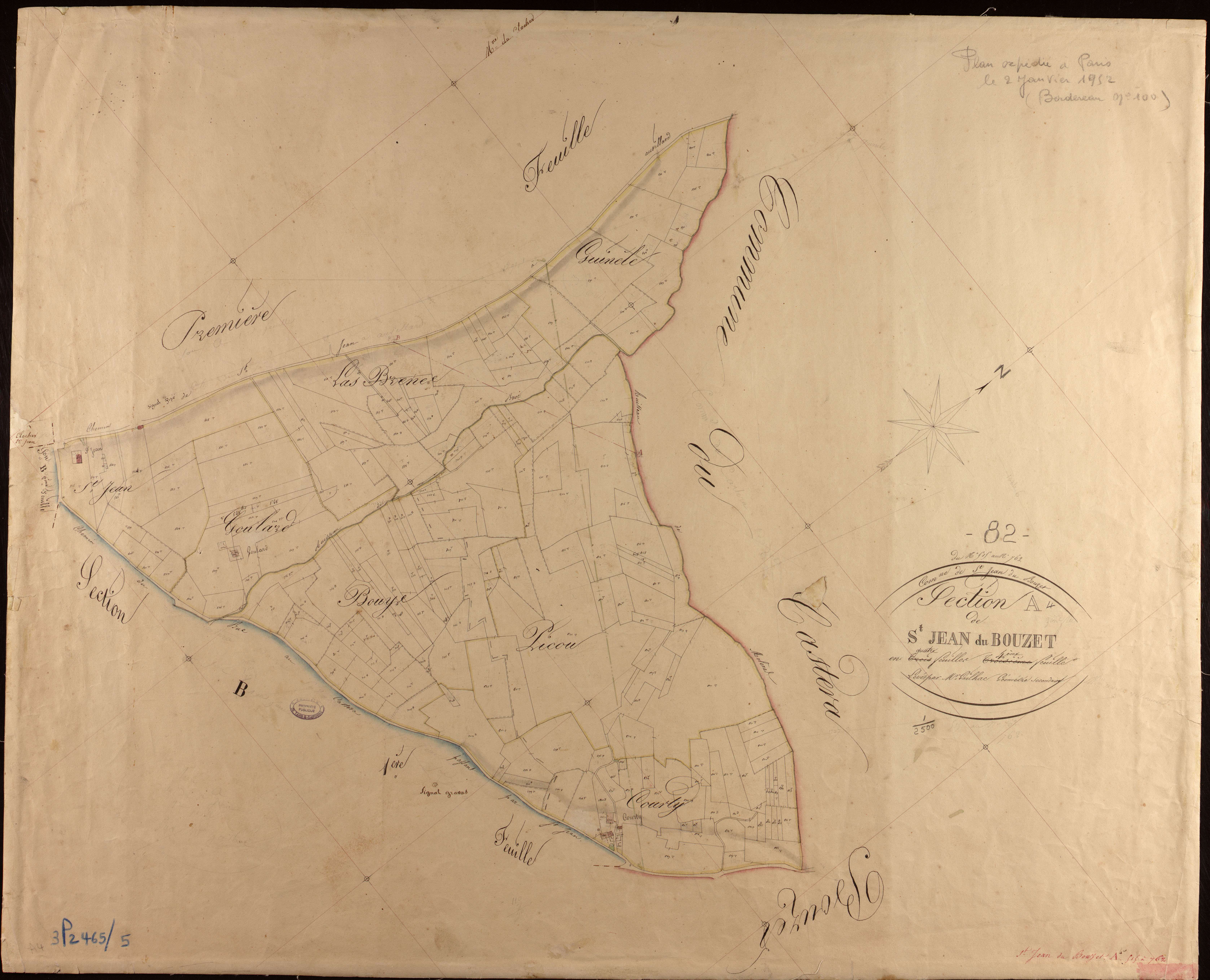 Saint-Jean-du-Bouzet - Section A - Saint-Jean-du-Bouzet, 4e feuille