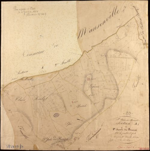 Saint-Jean-du-Bouzet - Section A - Saint-Jean-du-Bouzet, 1ère feuille