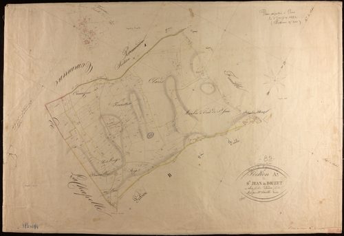 Saint-Jean-du-Bouzet - Section A - Saint-Jean-du-Bouzet, 3e feuille