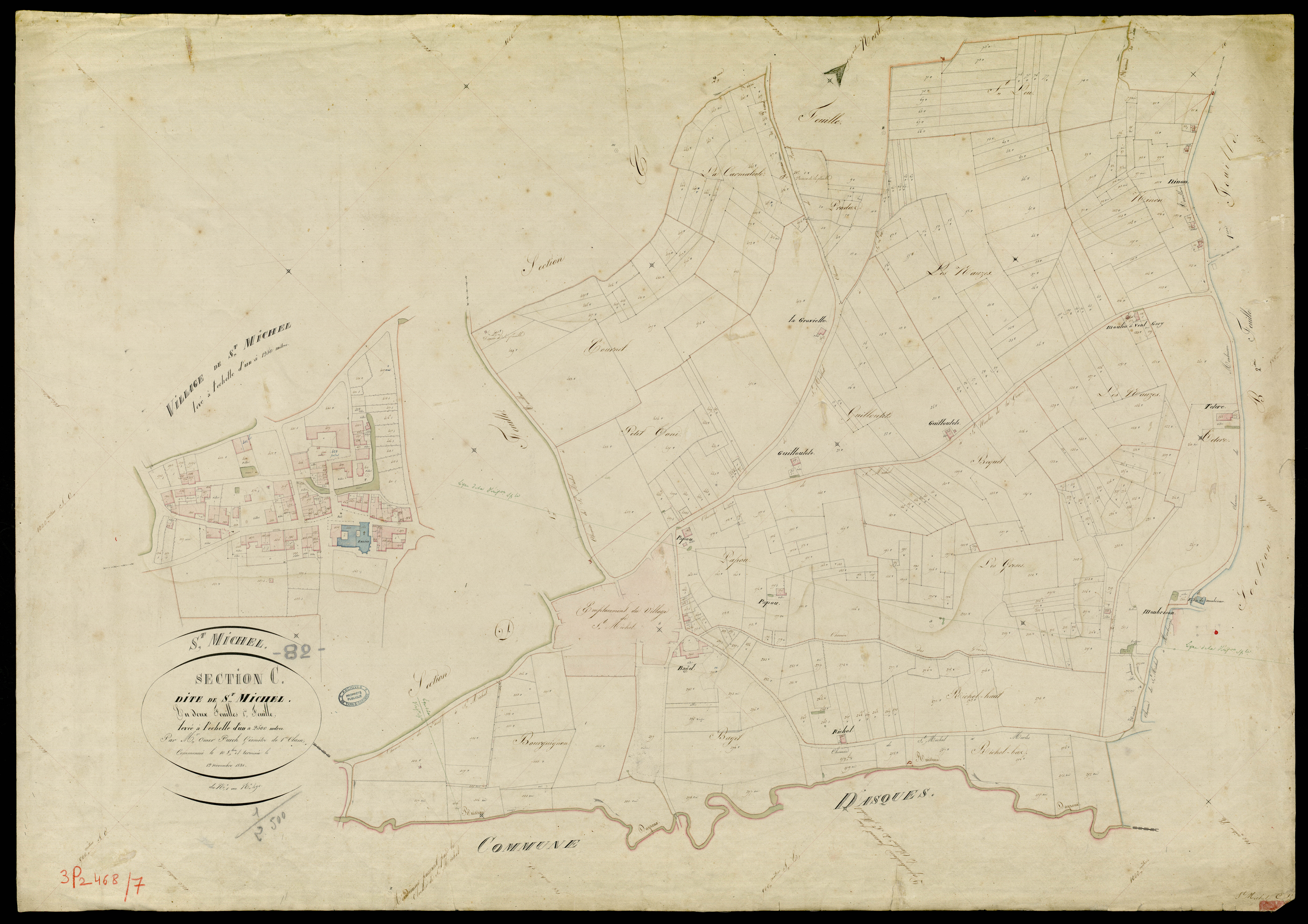 Saint-Michel - Section C - Saint-Michel, 1ère feuille
