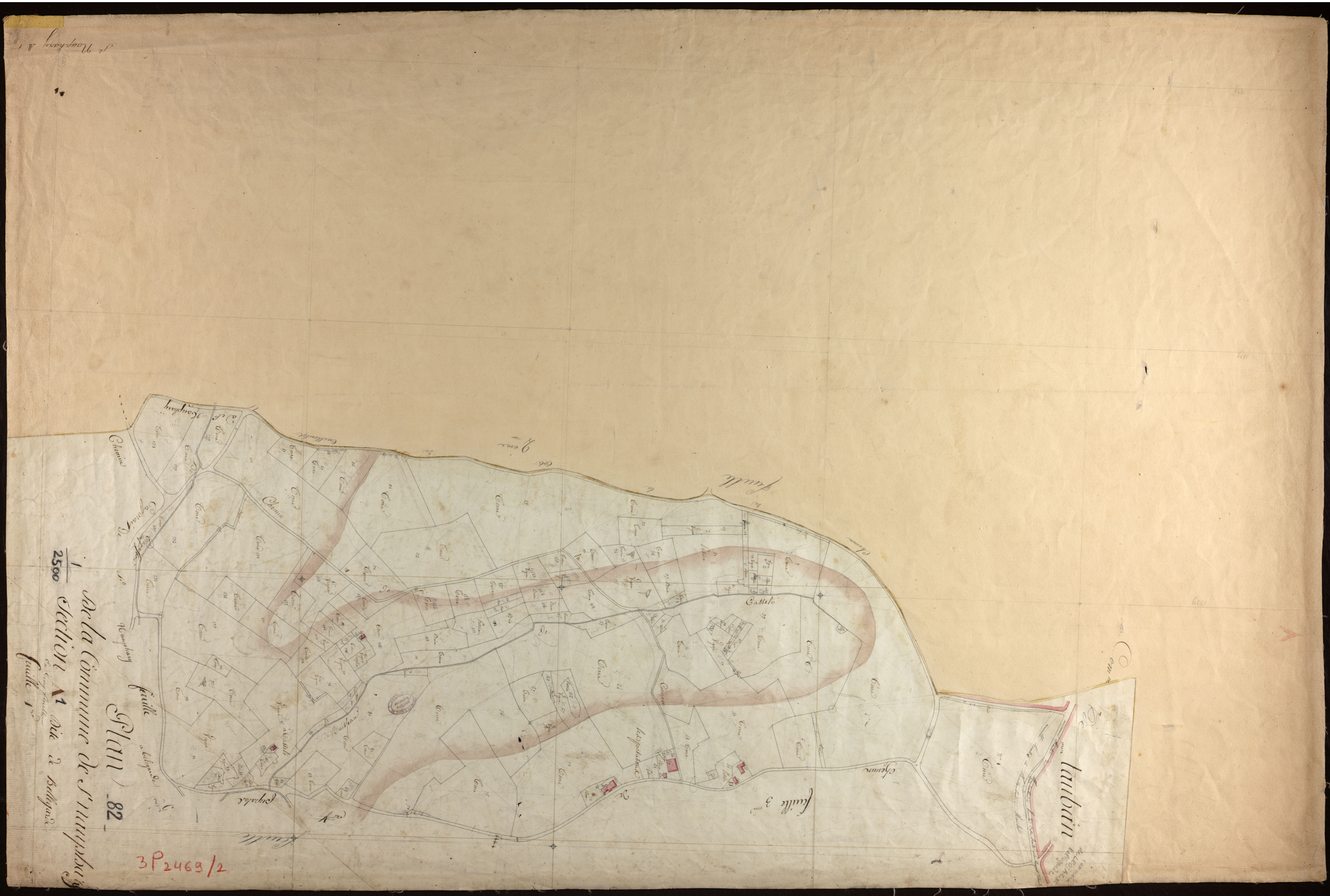 Saint-Nauphary - Section A - Bellegarde, 1ère feuille