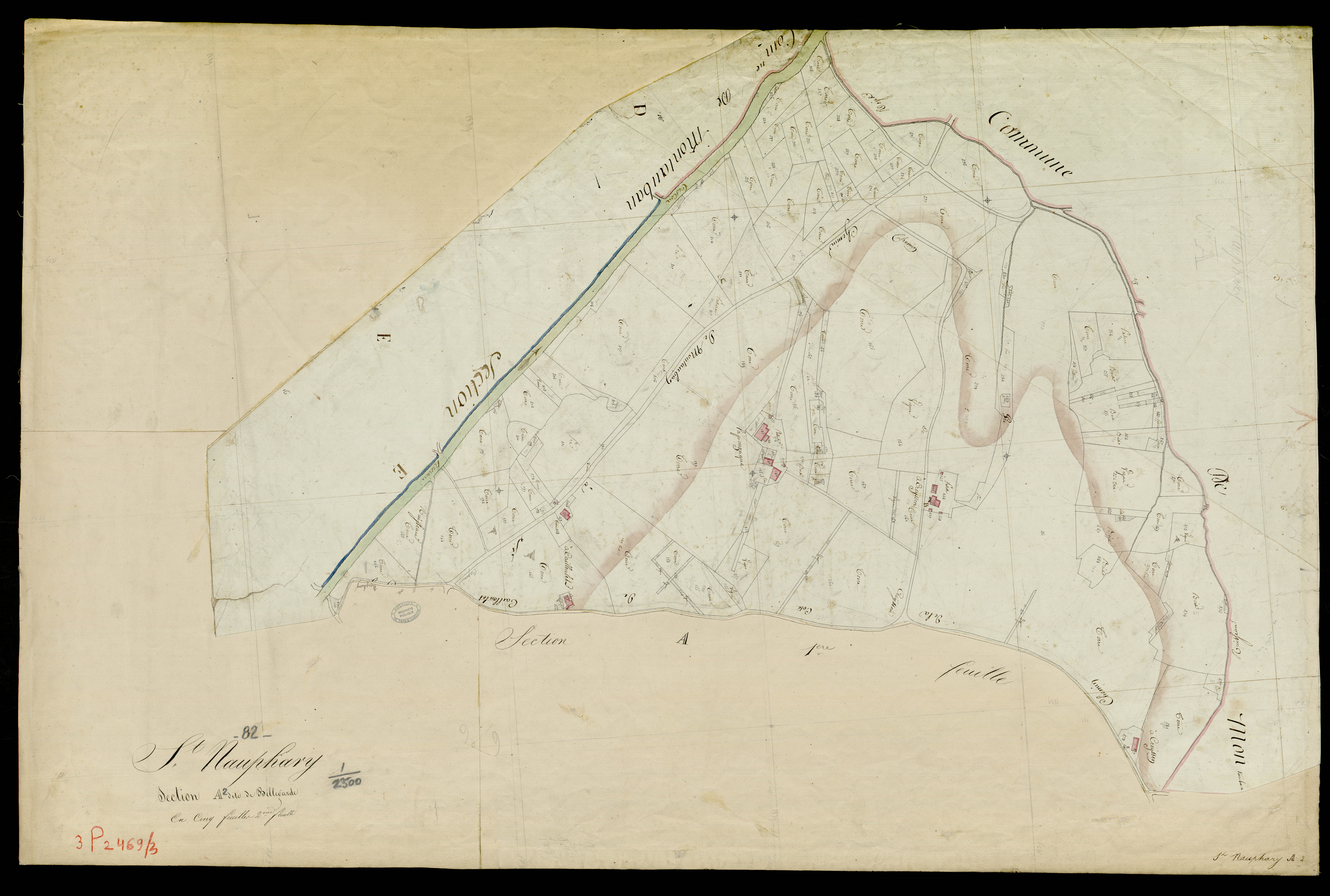 Saint-Nauphary - Section A - Bellegarde, 2e feuille
