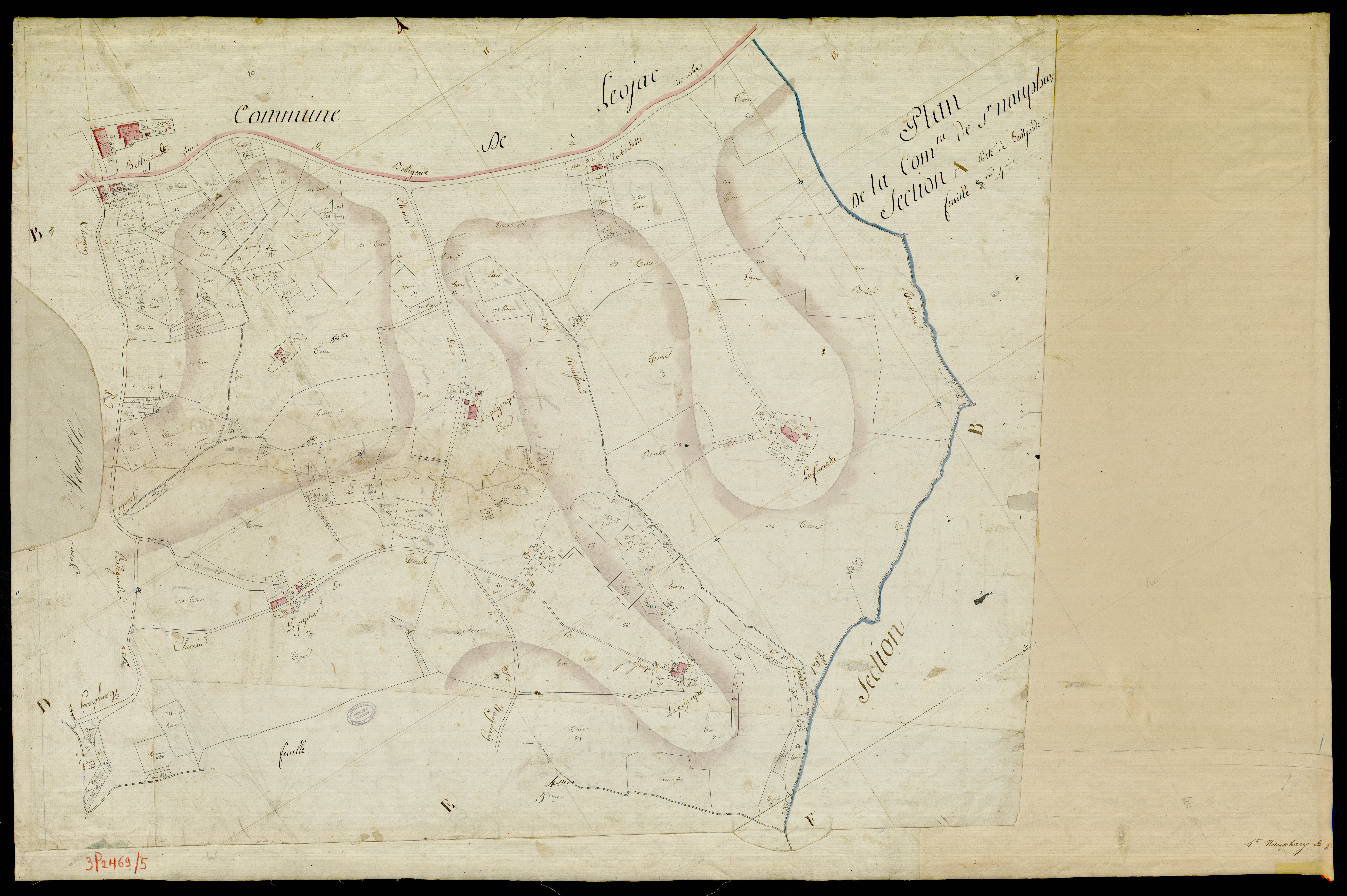 Saint-Nauphary - Section A - Bellegarde, 4e feuille