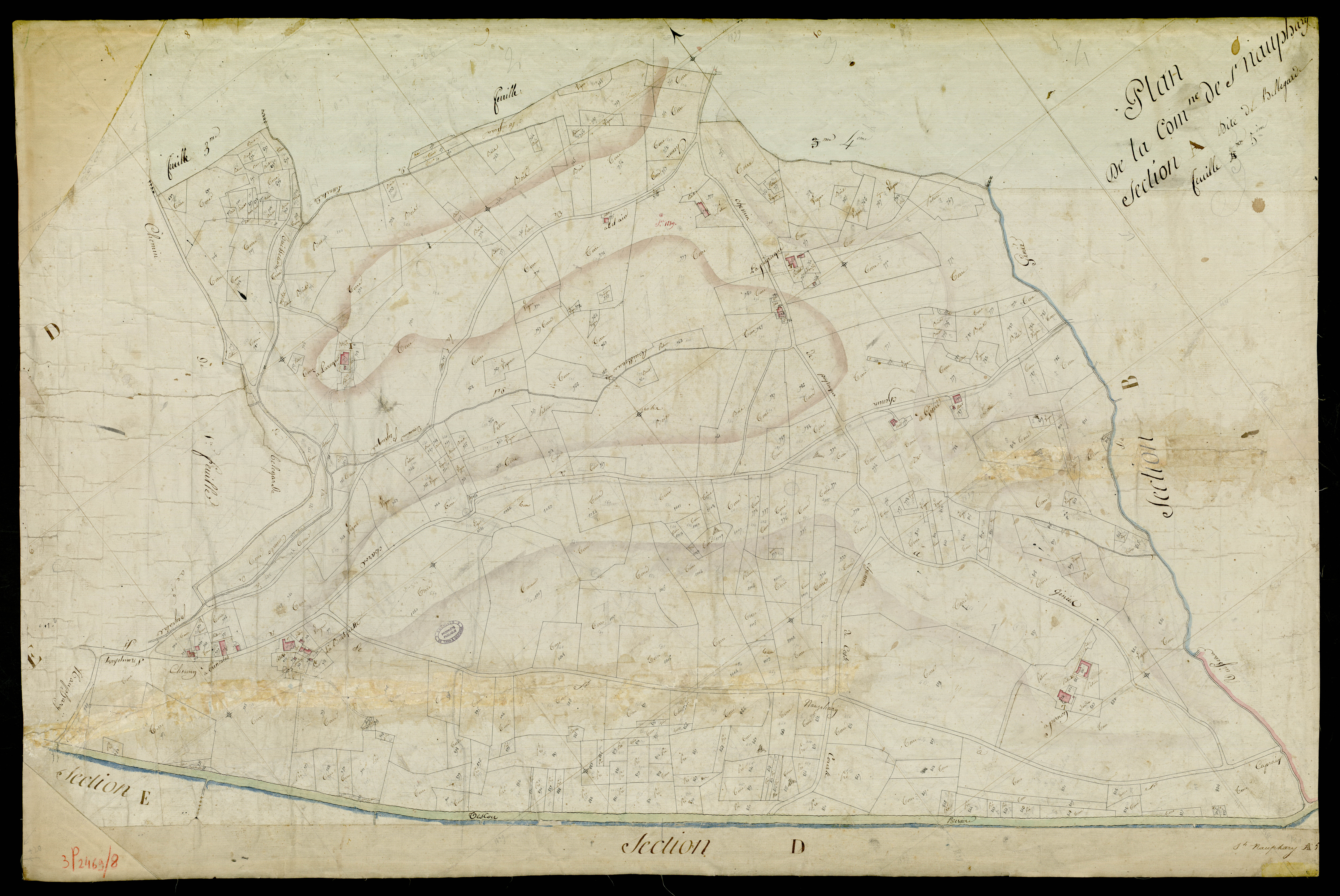 Saint-Nauphary - Section A - Bellegarde, 5e feuille