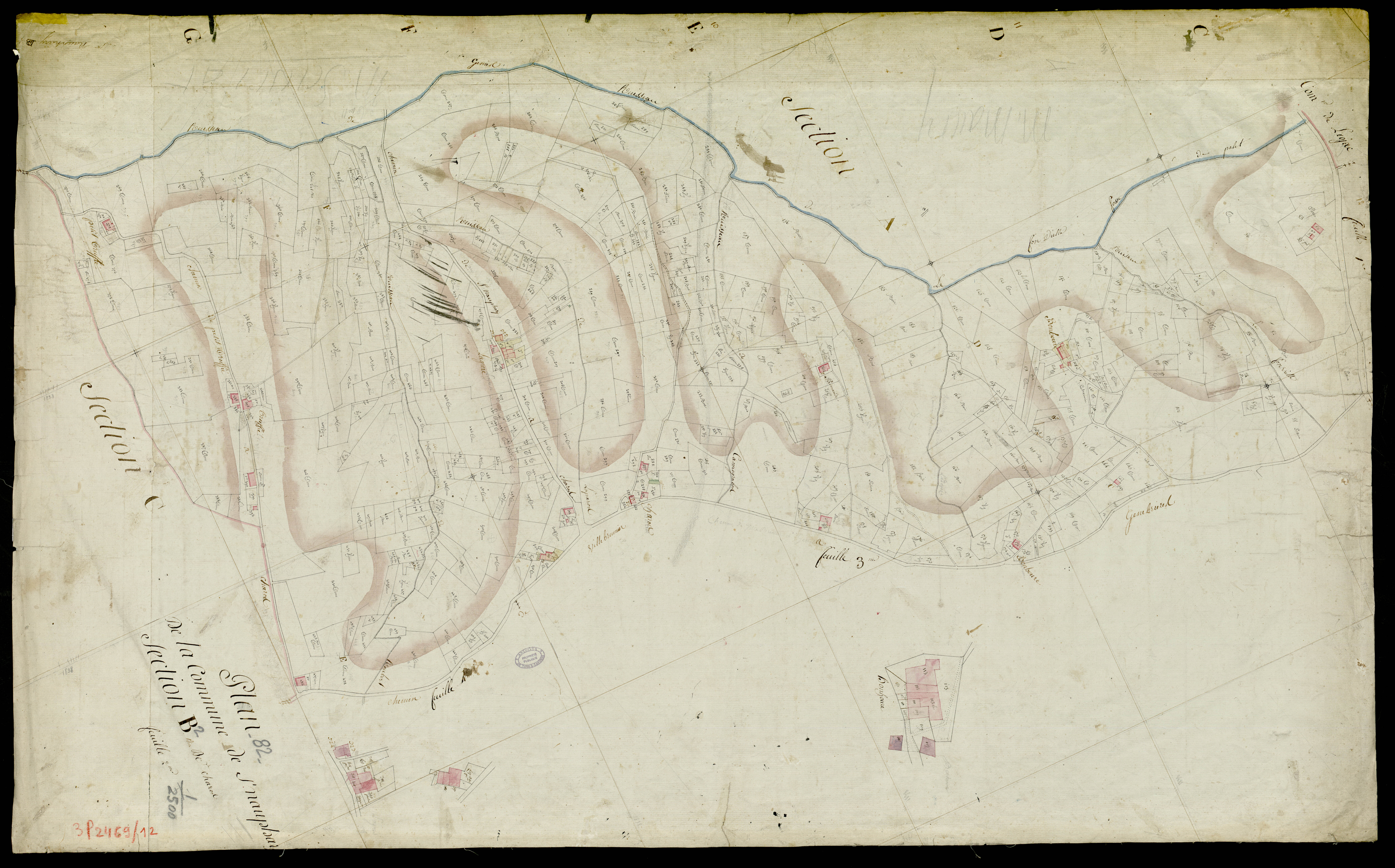 Saint-Nauphary - Section B - Charros, 2e feuille