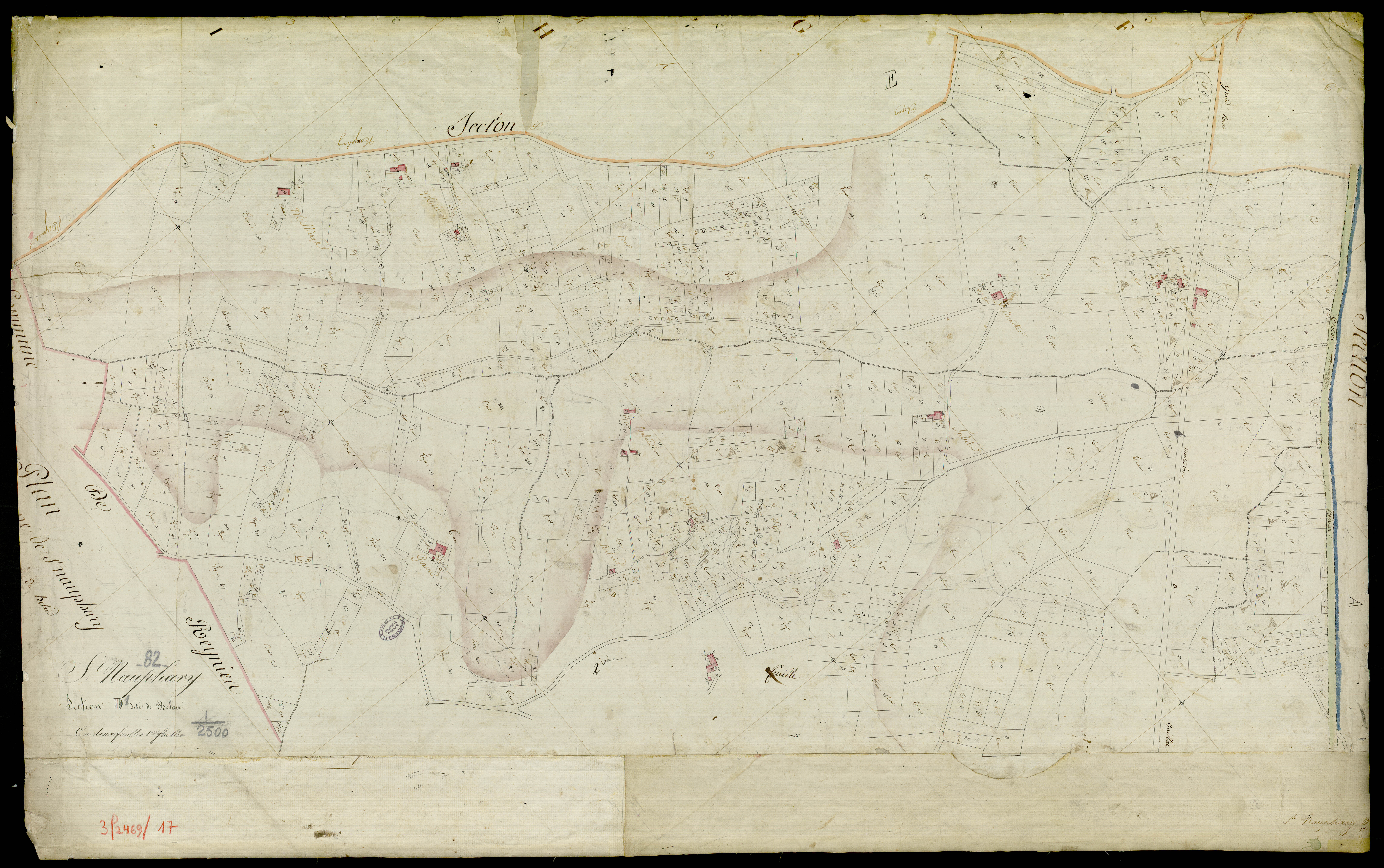 Saint-Nauphary - Section D - Belair, 1ère feuille