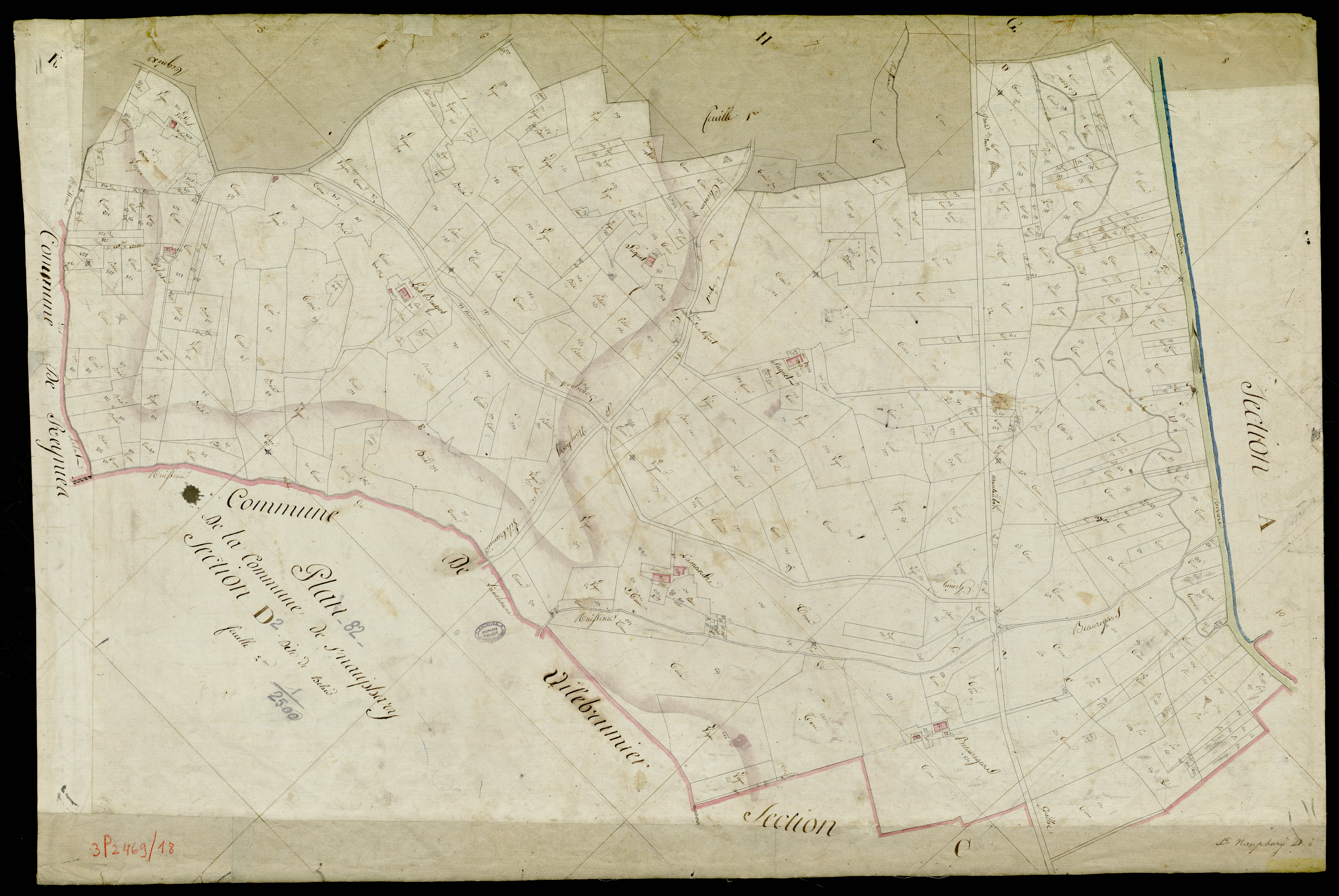 Saint-Nauphary - Section D - Belair, 2e feuille