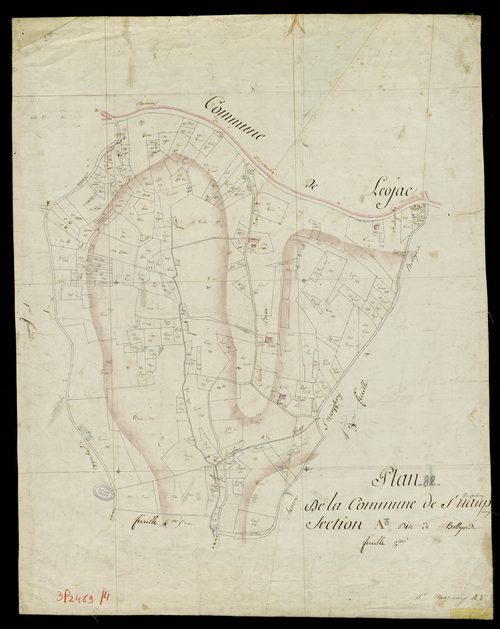 Saint-Nauphary - Section A - Bellegarde, 3e feuille