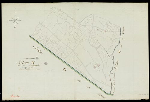 Saint-Nauphary - Section A - Bellegarde, 5e feuille, 2e partie