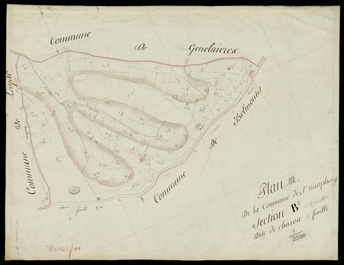 Saint-Nauphary - Section B - Charros, 1ère feuille